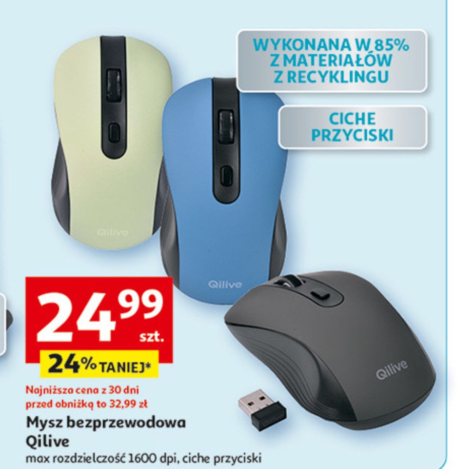 Mysz komputerowa Qilive promocja