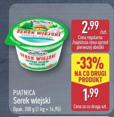 Serek wiejski PIĄTNICA promocja w Aldi