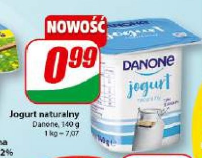 Jogurt naturalny Danone jogurt promocja