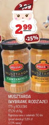 Musztarda (wybrane rodzaje) Roleski promocja w Arhelan