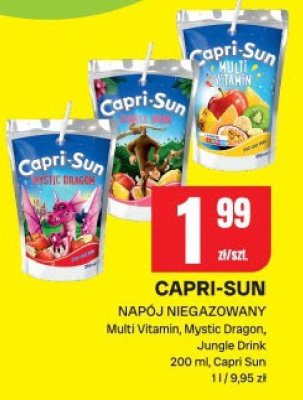 Napój niegazowany Capri-Sun Multi Vitamin, Mystic Dragon, Jungle Drink promocja w Chorten