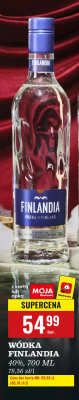 Wódka Finlandia  promocja w Biedronka