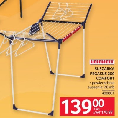 Suszarka LEIFHEIT PEGASUS 200 COMFORT promocja w Selgros