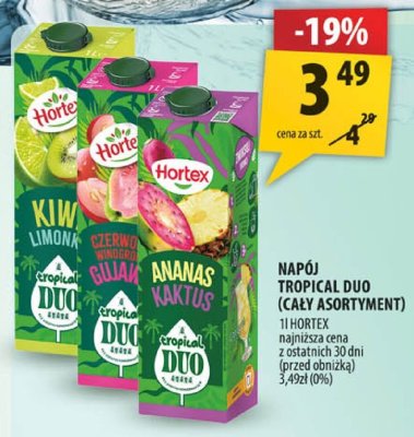 Napój Tropical Duo (cały asortyment) promocja w Arhelan
