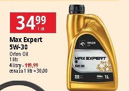 Olej syntetyczny max expert 5w30 promocja