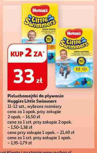 Pieluszki do pływania dla dzieci roz. 2-3 Huggies little swimmers promocja