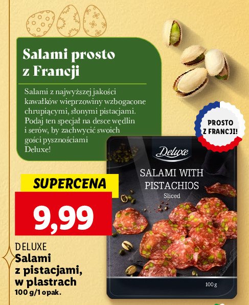 Salami z pistacjami Deluxe promocja