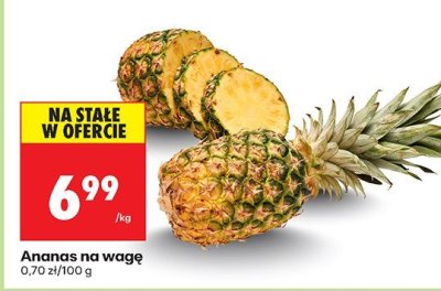 Ananas na wagę promocja w Biedronka