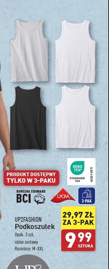 Podkoszulek męski m-xxl Up2fashion promocja