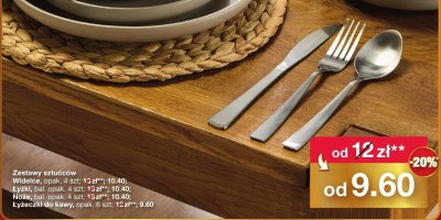 Zestawy sztućców Łyżki bal. opak. 4 szt promocja w Woolworth