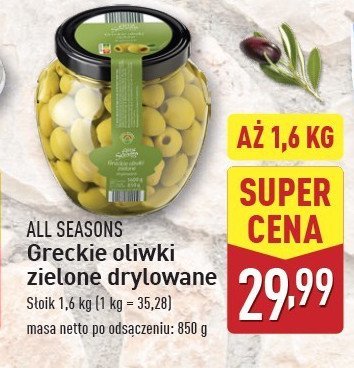 Oliwki zielone drylowane All seasons promocja