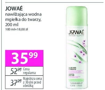 Mgiełka wodna nawilżająca Jowae promocja