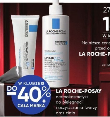 Dermokosmtyki do pielęgnacji i oczyszczania twarzy oraz ciała LA ROCHE-POSAY promocja w Super-Pharm