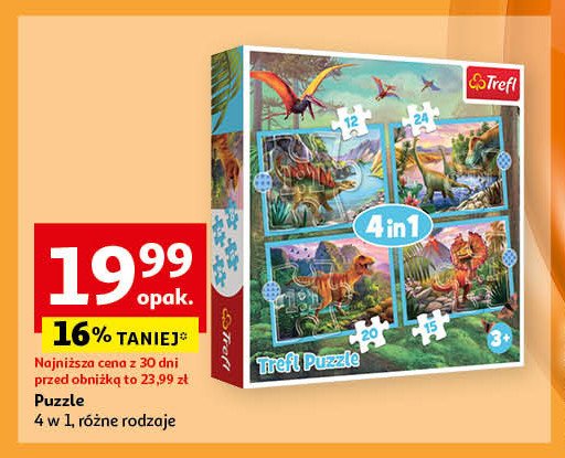 Puzzle 4 w 1 Trefl promocja