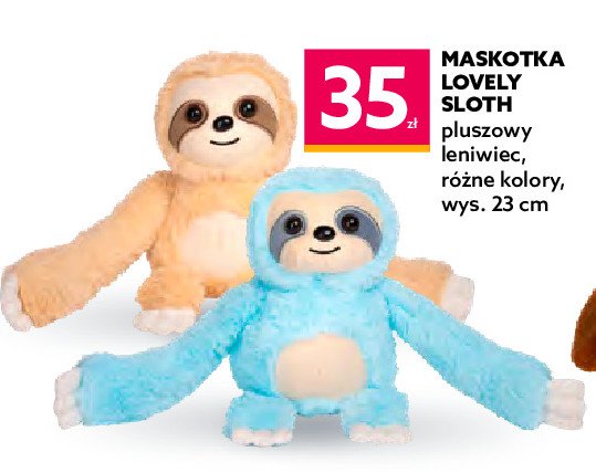 Maskotka lovely sloth leniwiec 23 cm promocja