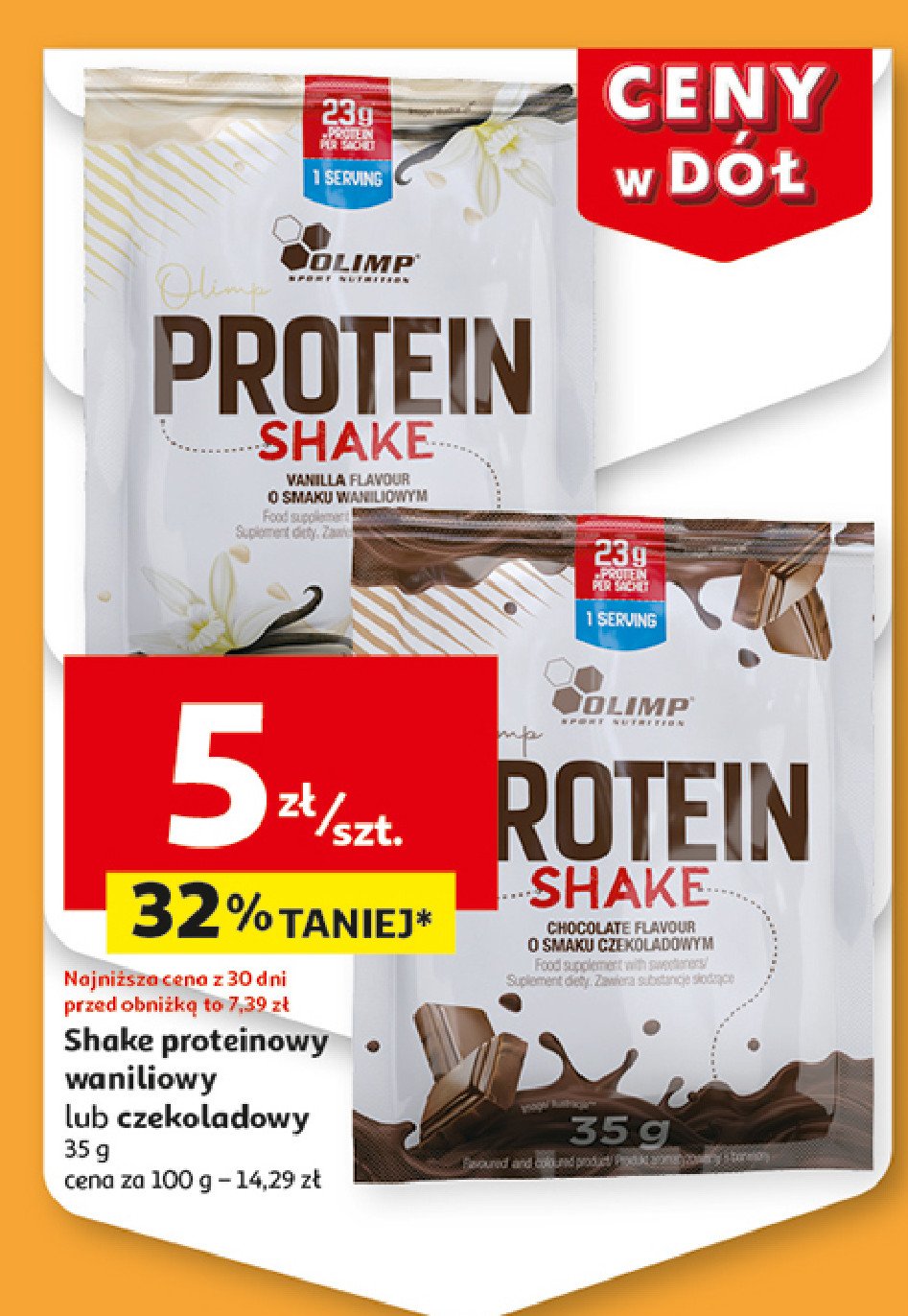 Odżywka czekoladowa Olimp protein shake promocja