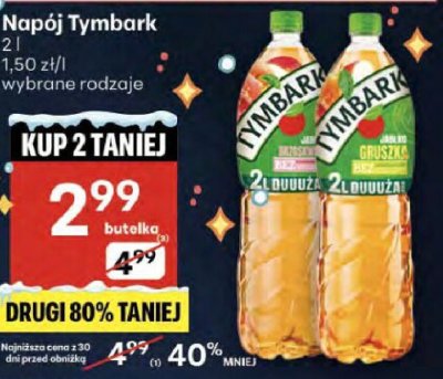 Napój Tymbark promocja w Delikatesy Centrum