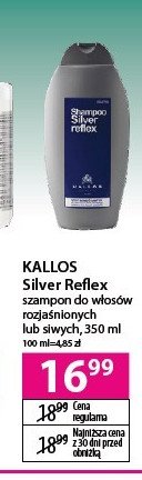 Szampon do siwych w艂os贸w KALLOS SILVER REFLEX promocja