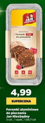 Foremki aluminiowe do pieczenia promocja w Netto