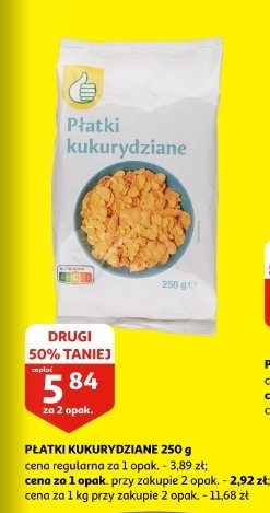 Płatki kukurydziane Podniesiony kciuk promocja