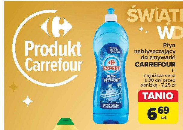 Płyn nabłyszczający do zmywarek Carrefour promocja w Carrefour Market