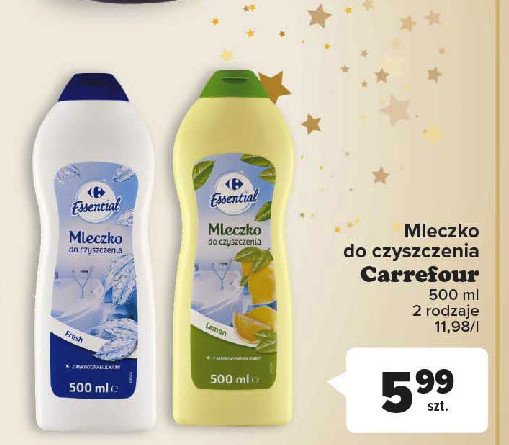 Mleczko do czyszczenia fresh Carrefour promocja