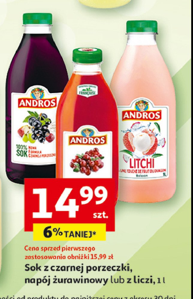 Sok liczi Andros promocja