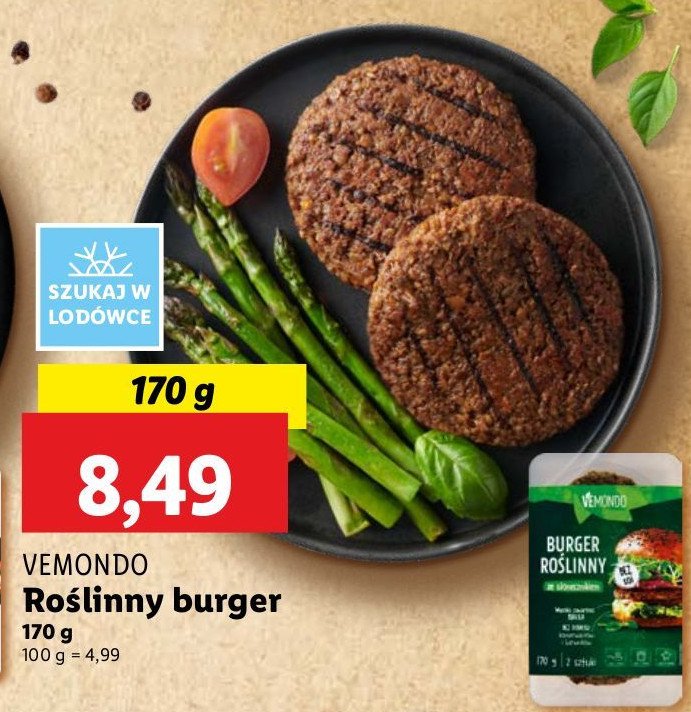 Burger roślinny Vemondo promocja