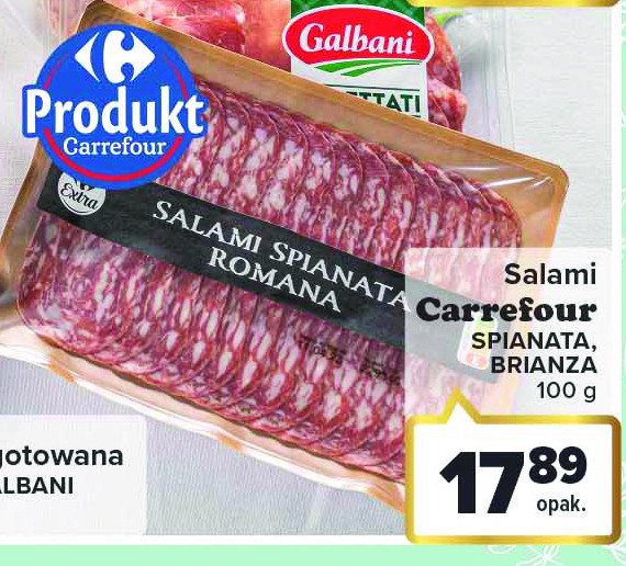 Salami brianza Carrefour extra promocja