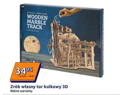 Zrób własny tor kulkowy 3D promocja w Action