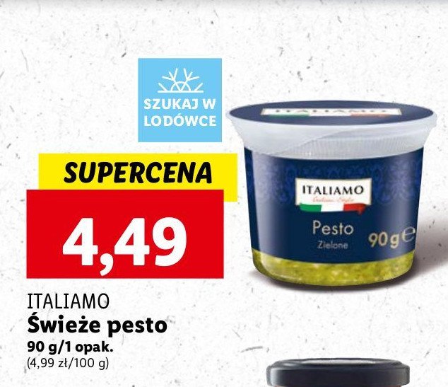 Pesto zielone Italiamo promocja w Lidl