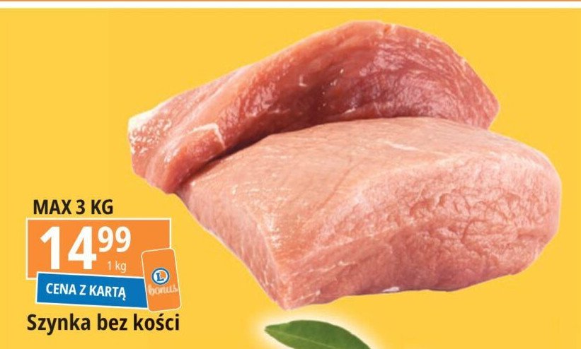 Szynka bez kości promocja