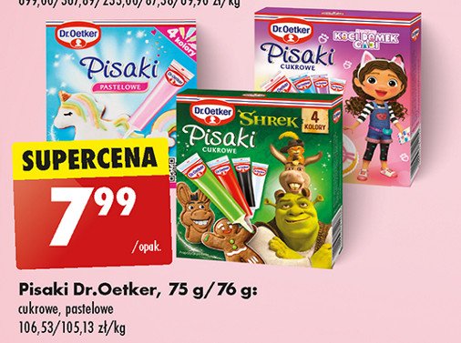 Pisaki pastelowe Dr. oetker promocja