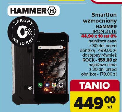 Smartfon rock Hammer (telefony) promocja