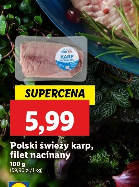 Karp filet nacinany promocja