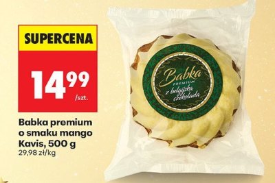 Babka premium o smaku mango Kavis, 500 g promocja w Biedronka