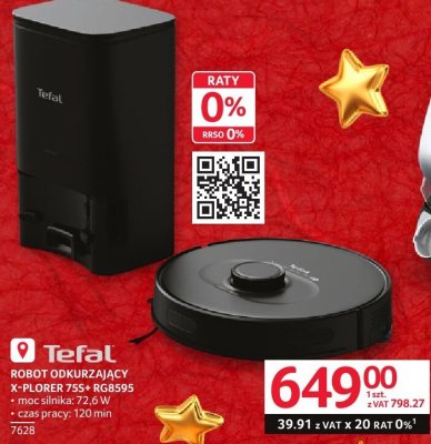 Robot odkurzający X-plorer 75S+ Tefal RG8595 promocja w Selgros