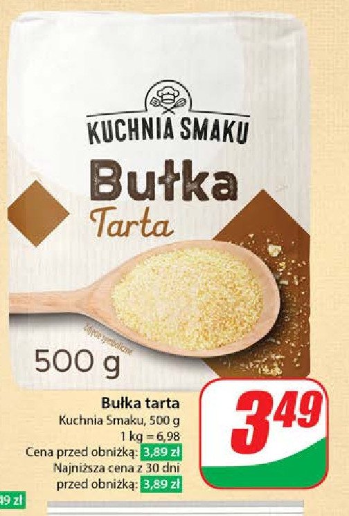 Bułka tarta Kuchnia smaku promocja