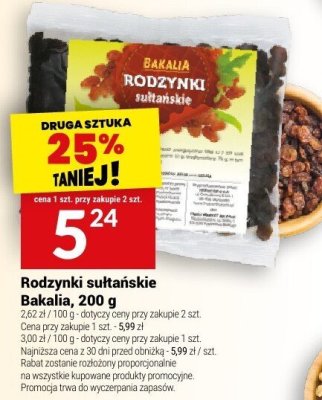 Rodzynki promocja w Tw贸j Market