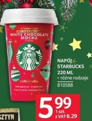 Napój Starbucks 220 ml różne rodzaje promocja w Selgros