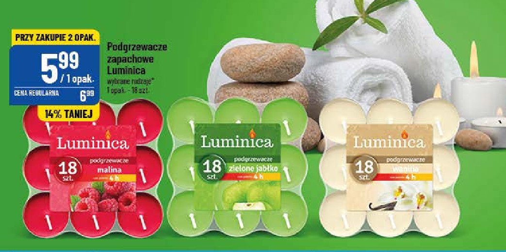 Podgrzewacz zapachowy wanilia Luminica promocja