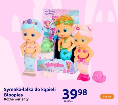 Syrenka-lalka do kąpieli Bloopies, różne warianty promocja w Action