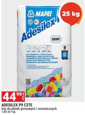 Klej ADESILEX P9 CZTE klej do płytek gresowych i ceramicznych 25 kg promocja w Merkury Market