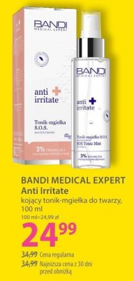 Tonik-mgiełka BANDI MEDICAL EXPERT Anti Irritate kojący do twarzy promocja w Hebe