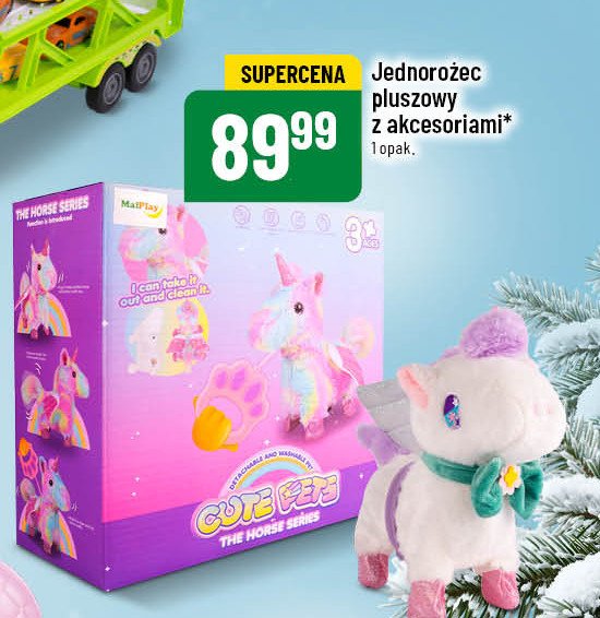 Jednorożec pluszowy z akcesoriami promocja