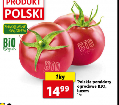 Pomidory ogrodowe Bio organic promocja