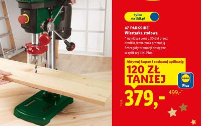 Wiertarka stołowa  promocja w Lidl