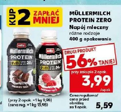Napój mleczny czekoladowy Muller mullermilch protein promocja