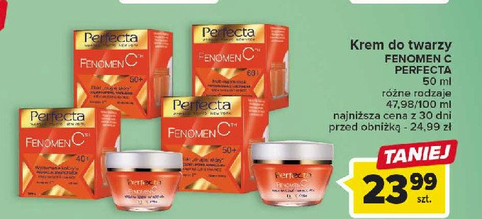 Krem do twarzy Perfecta fenomen c 60+ promocja