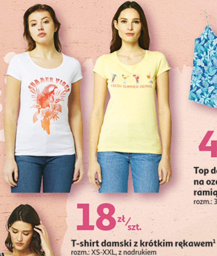 T-shirt damski krótki rękaw promocja